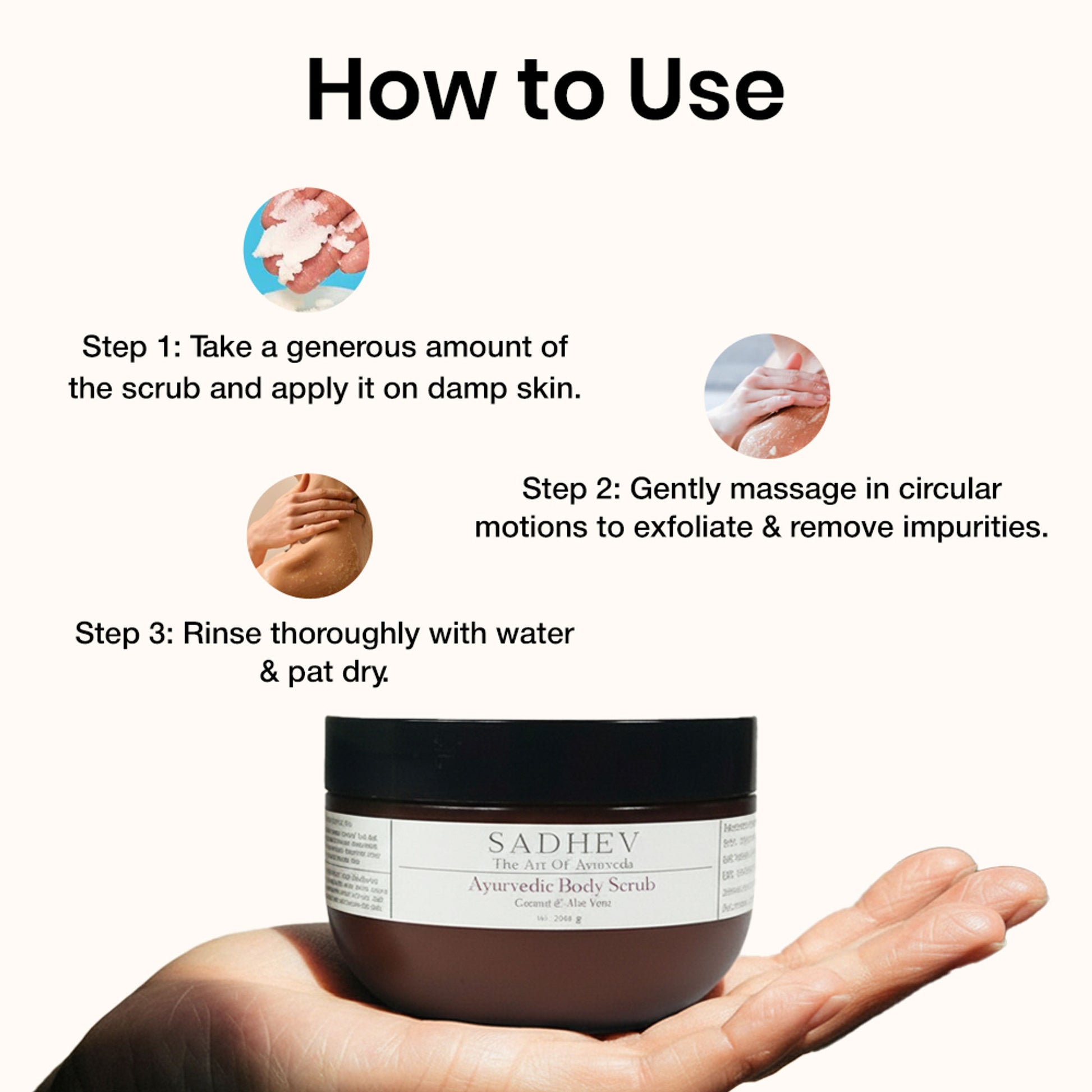 SADHEV Sea Salt Body Scrub