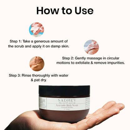SADHEV Sea Salt Body Scrub