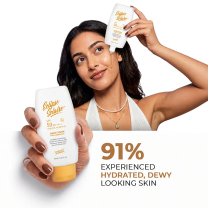 Eclipse Solaire Aqua Fusion Tinted Sunscreen 5X Protection Non-Greasy, All Skin Types SPF 50 Pa++++