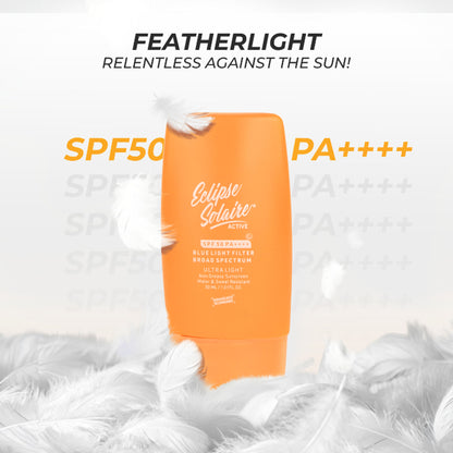 Eclipse Solaire Active Sunscreen SPF 50 PA+++ for All Skin Types No White Cast