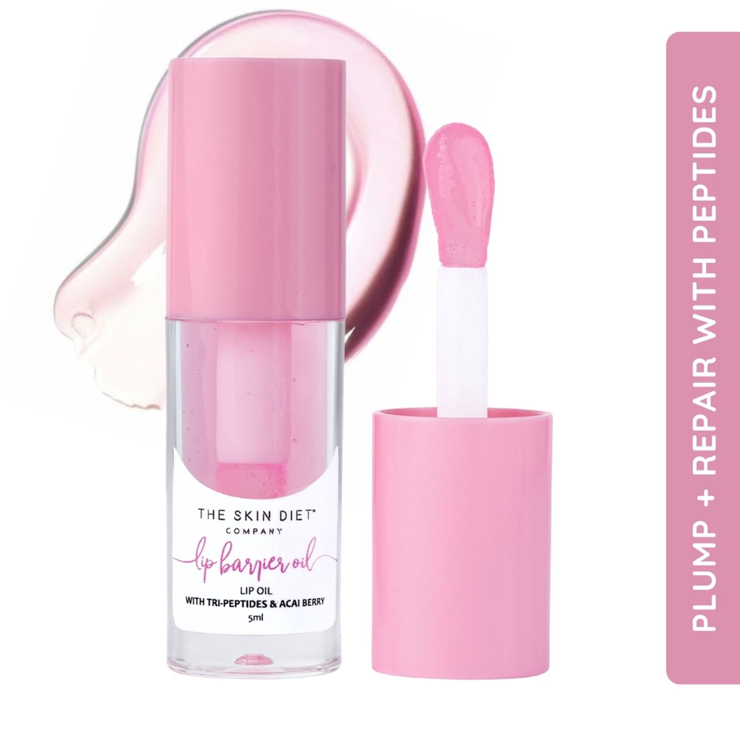 The Skin Diet Company Glossy Lip Barrier Oil To Repair & Protect Dry & Pigmented Lips