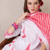Dhiyona IE Floral Printed Round Neck Pure Cotton Straight Kurta With Trousers & Dupatta