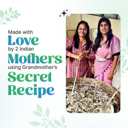 NIDHI'S GRANDMAA SECRET 100% Natural & Hand Made 13 Herbs Hair Oil for Hair Fall Control