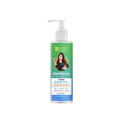 NIDHI'S GRANDMAA SECRET 100% Natural & Hand Made 13 Herbs Hair Oil for Hair Fall Control