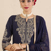 Dhiyona IE Women Solid Woven Design Kurta with Pyjama & Dupatta