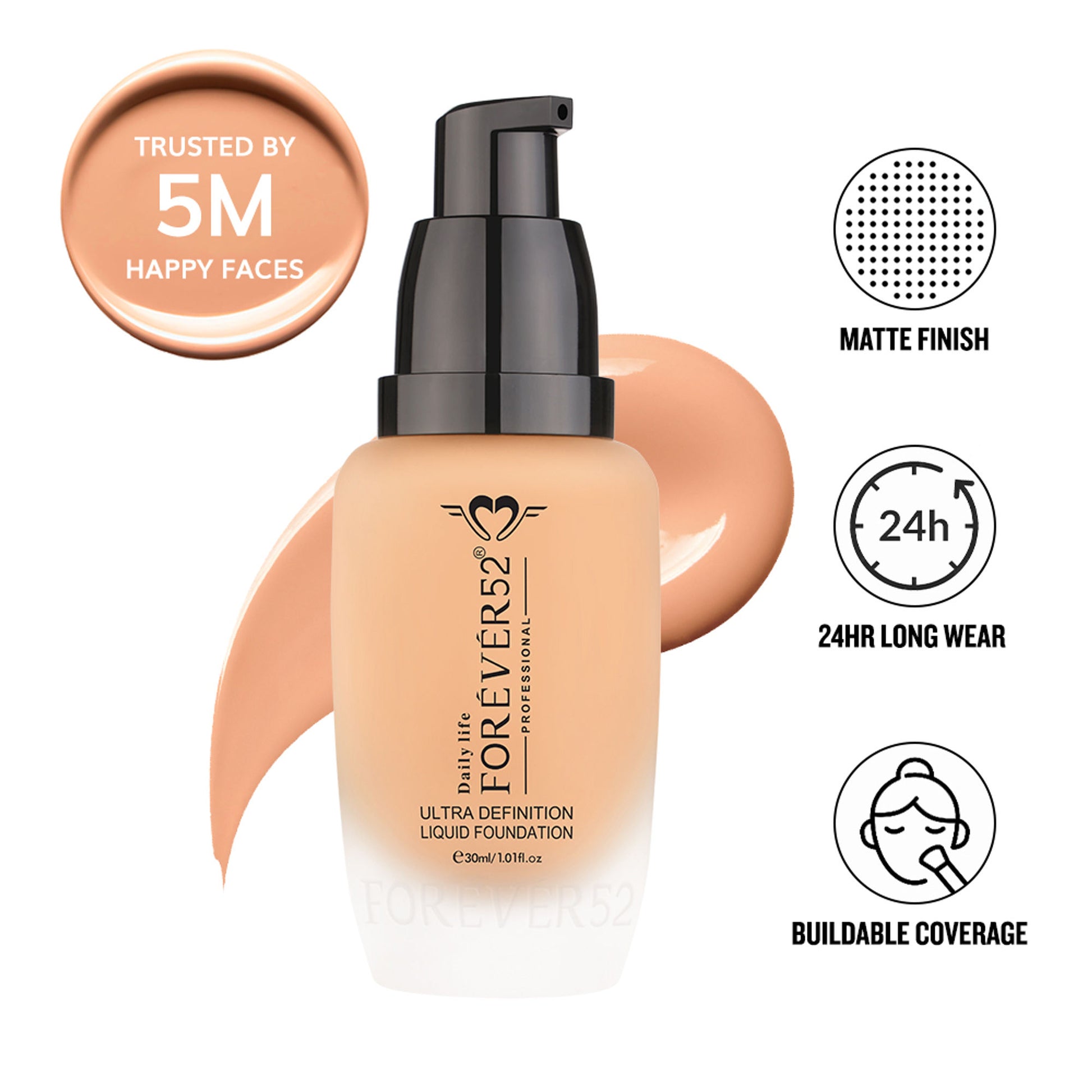 Daily Life Forever52 Ultra Definition Liquid Foundation - Fudge