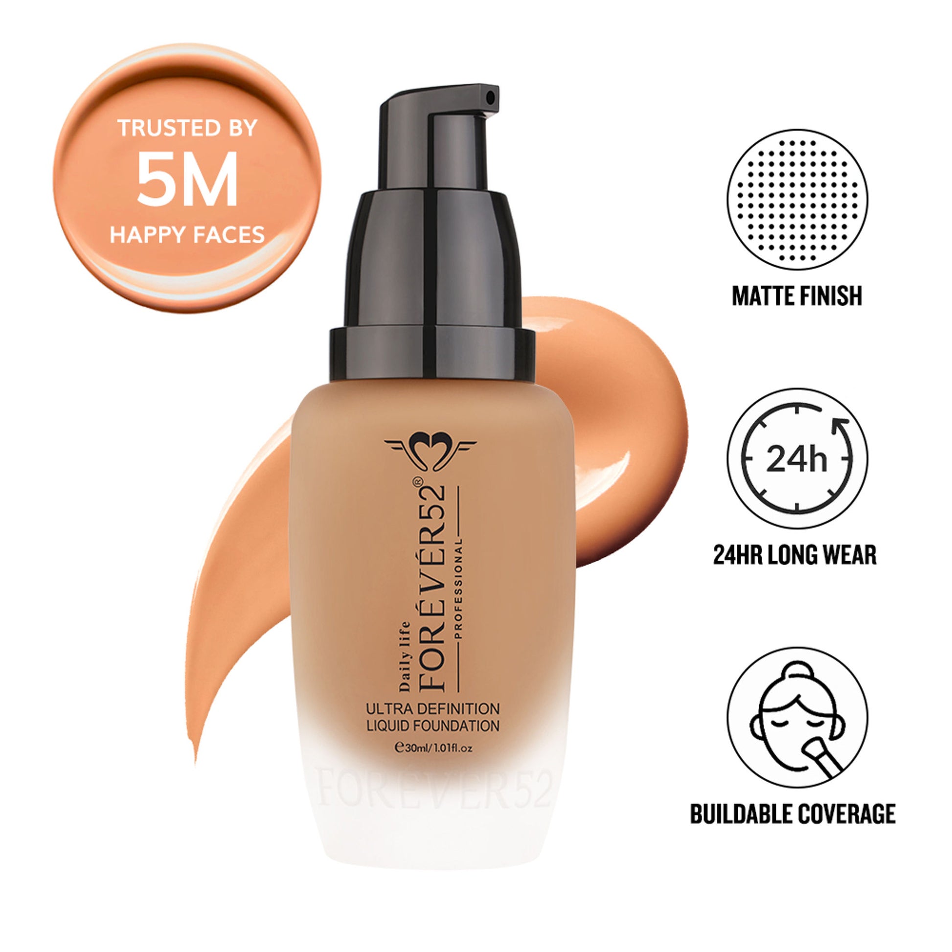 Daily Life Forever52 Ultra Definition Liquid Foundation - Chestnut