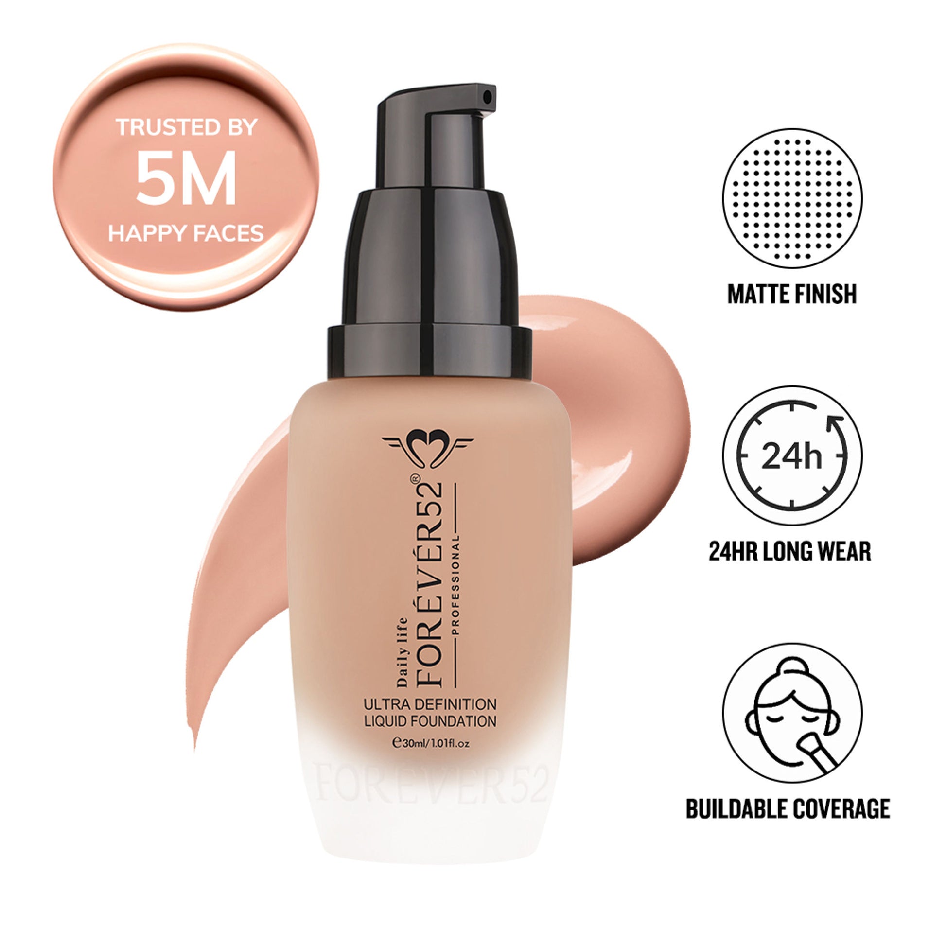Daily Life Forever52 Ultra Definition Liquid Foundation - Chocolate Mousse