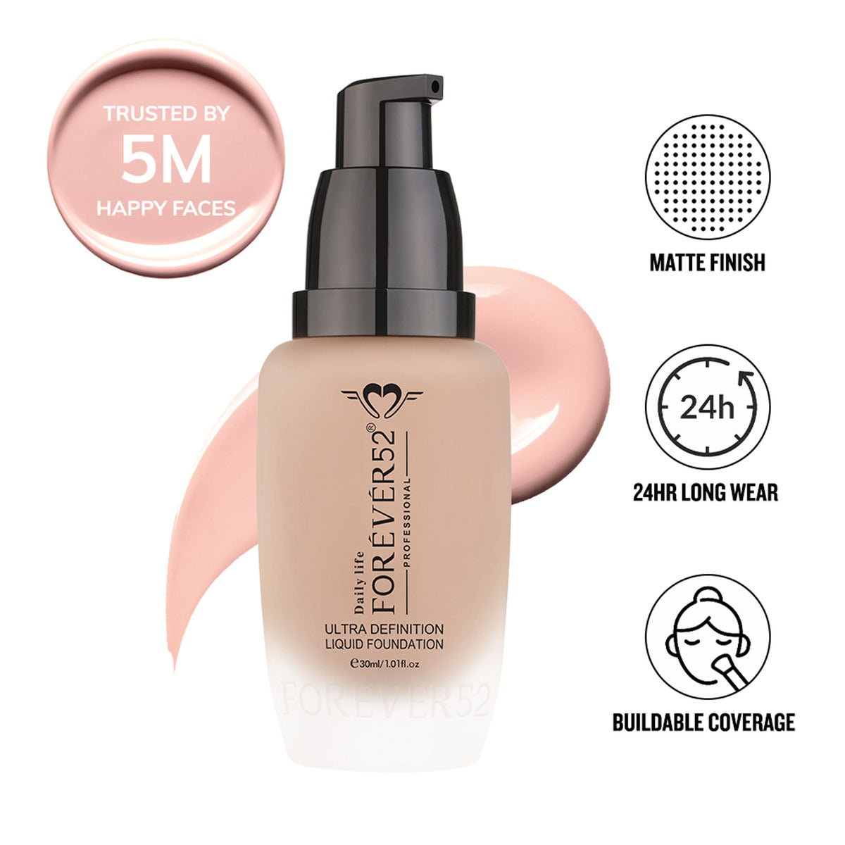 Daily Life Forever52 Ultra Definition Liquid Foundation - Cream Beige