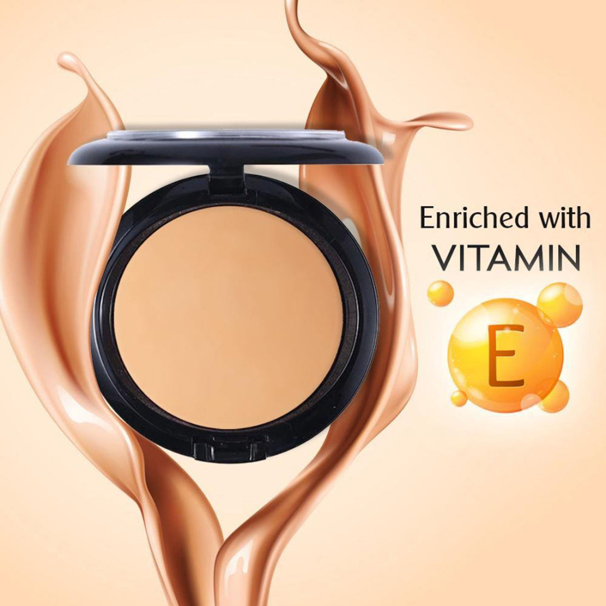 Keya Seth Aromatherapy professional compact cream foundation in Shade 2, with smooth texture and natural finish.