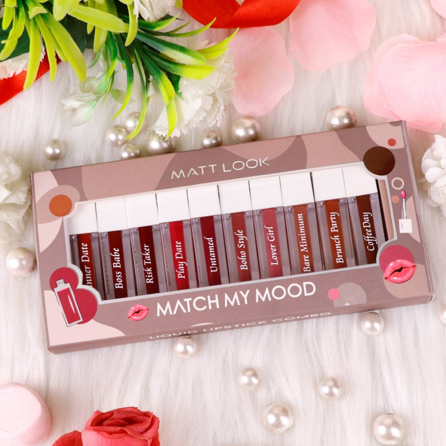 Matt look Match My Mood Lipstick In Multi Shades