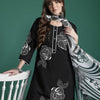 Dhiyona IE Floral Embroidered Pure Cotton Kurta with Trousers & Dupatta