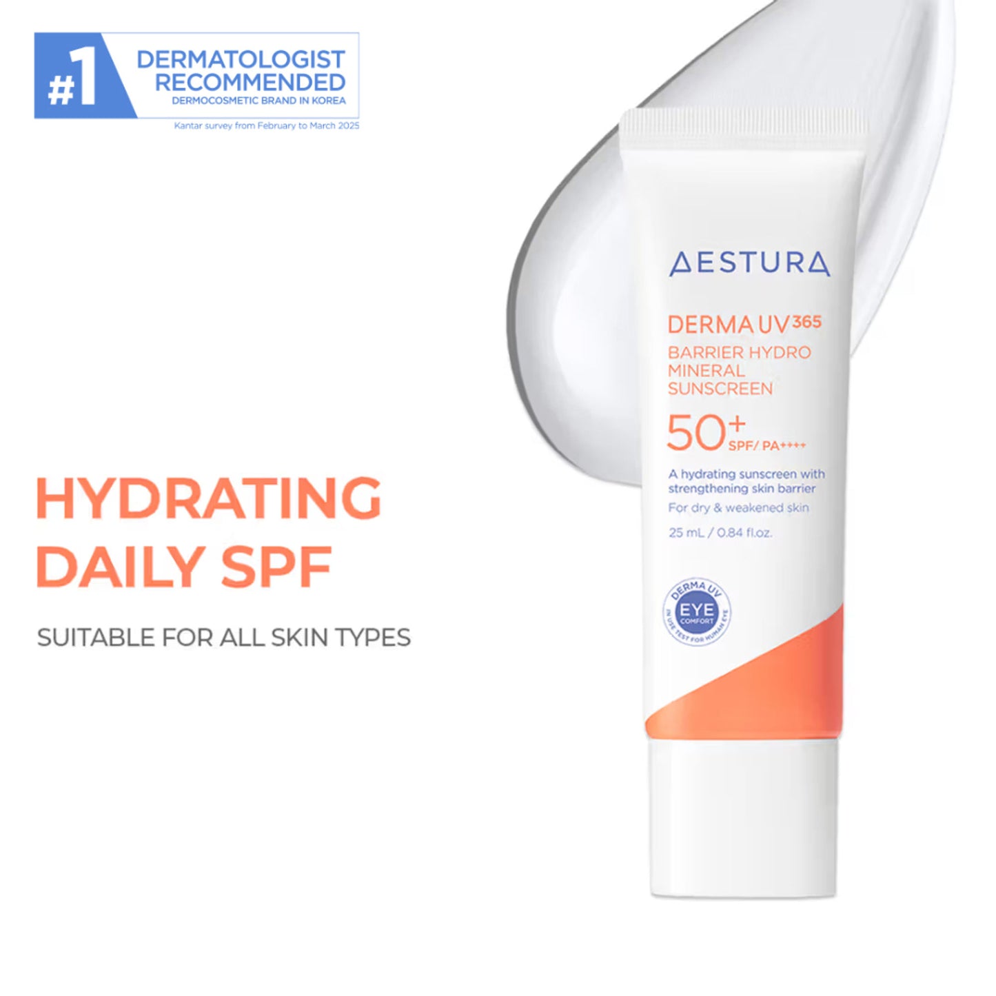 Aestura Derma UV365 Barrier Hydro Mineral Sunscreen 50+ SPF/PA++++
