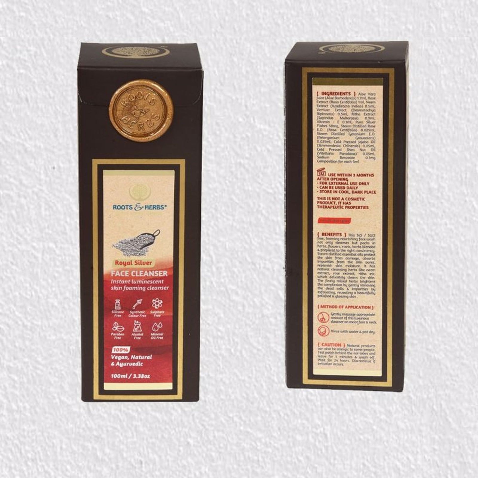 Roots & Herbs Royal Silver Face Cleanser