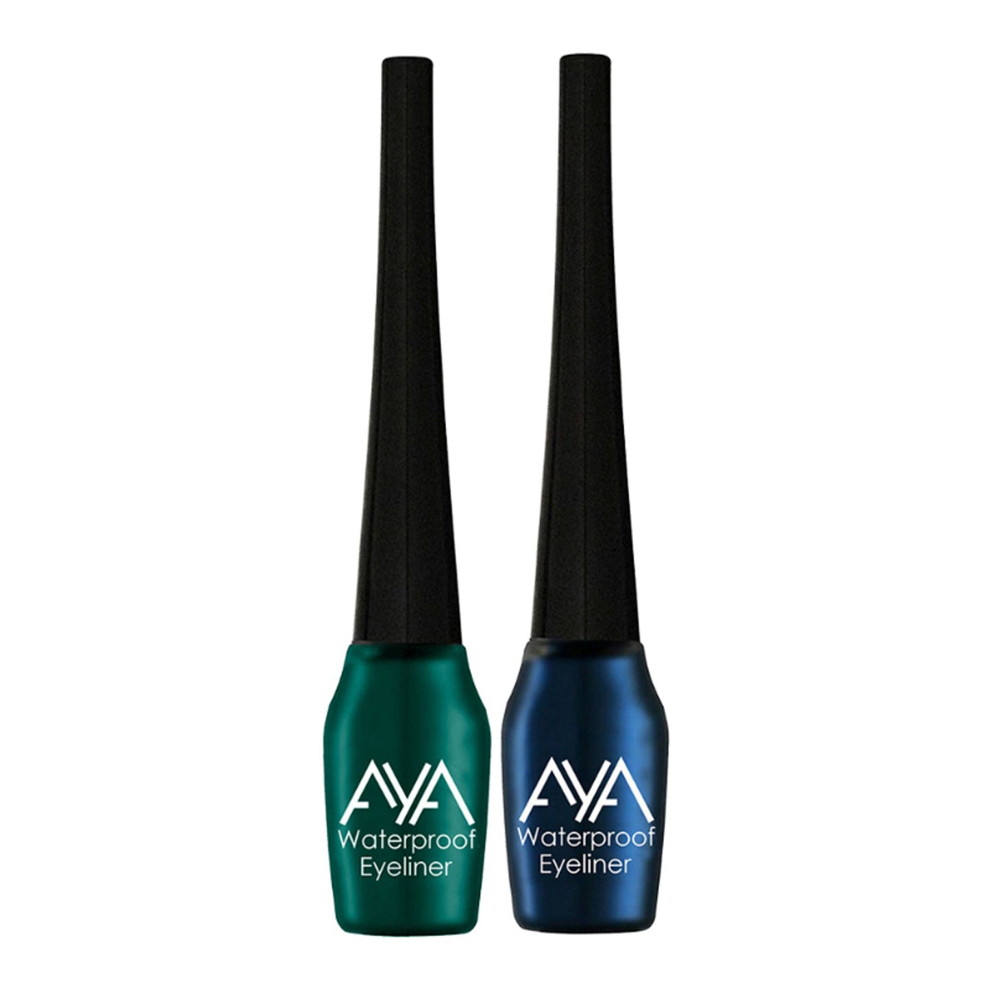 AYA Waterproof Eyeliner - Green And Blue (Set of 2)