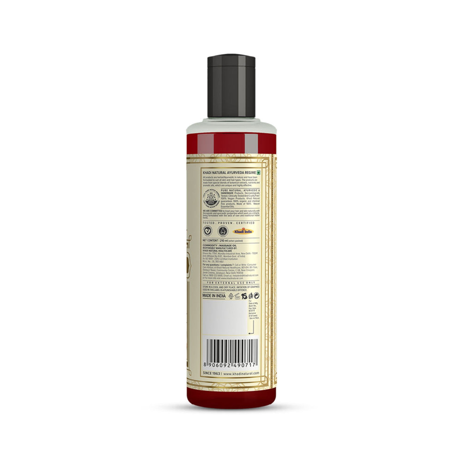 Khadi Natural Sandalwood Massage Oil for a Calm Mind and Softens the Skin