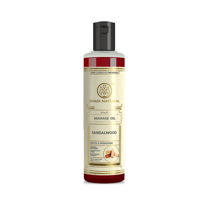 Khadi Natural Sandalwood Massage Oil for a Calm Mind and Softens the Skin