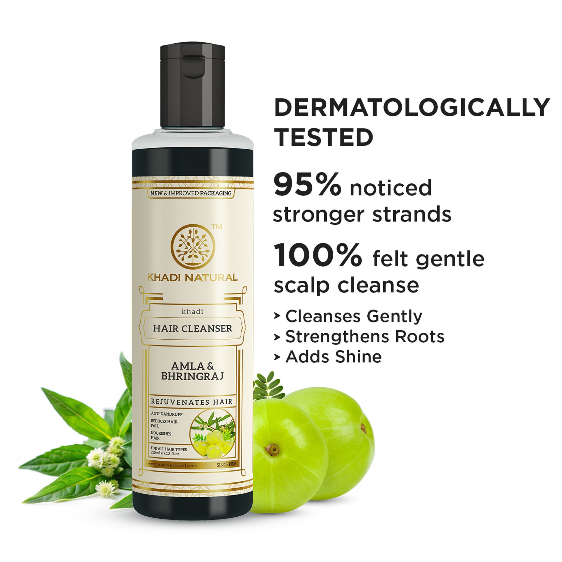 Khadi Natural Amla & Bhringraj Hair Cleanser/Shampoo Scalp & Hair cleanser