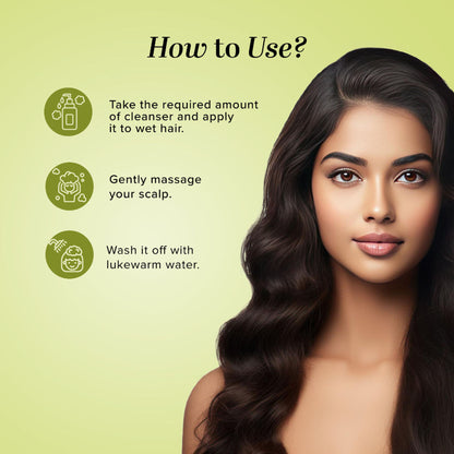 Khadi Natural Amla & Bhringraj Hair Cleanser/Shampoo SLS Paraben Free For All hair types