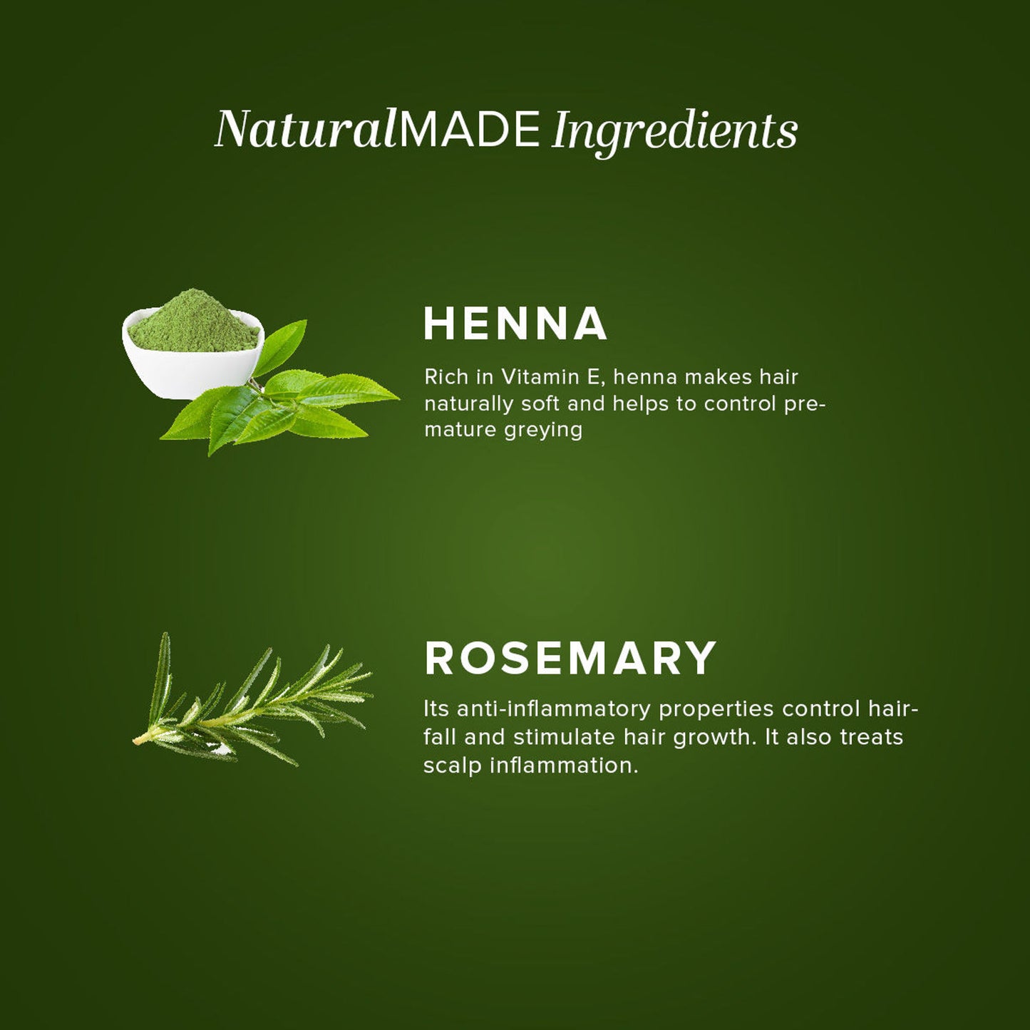 Khadi Natural Henna Rosemary Hair Oil For Hair Growth Paraben & Mineral Oil Free