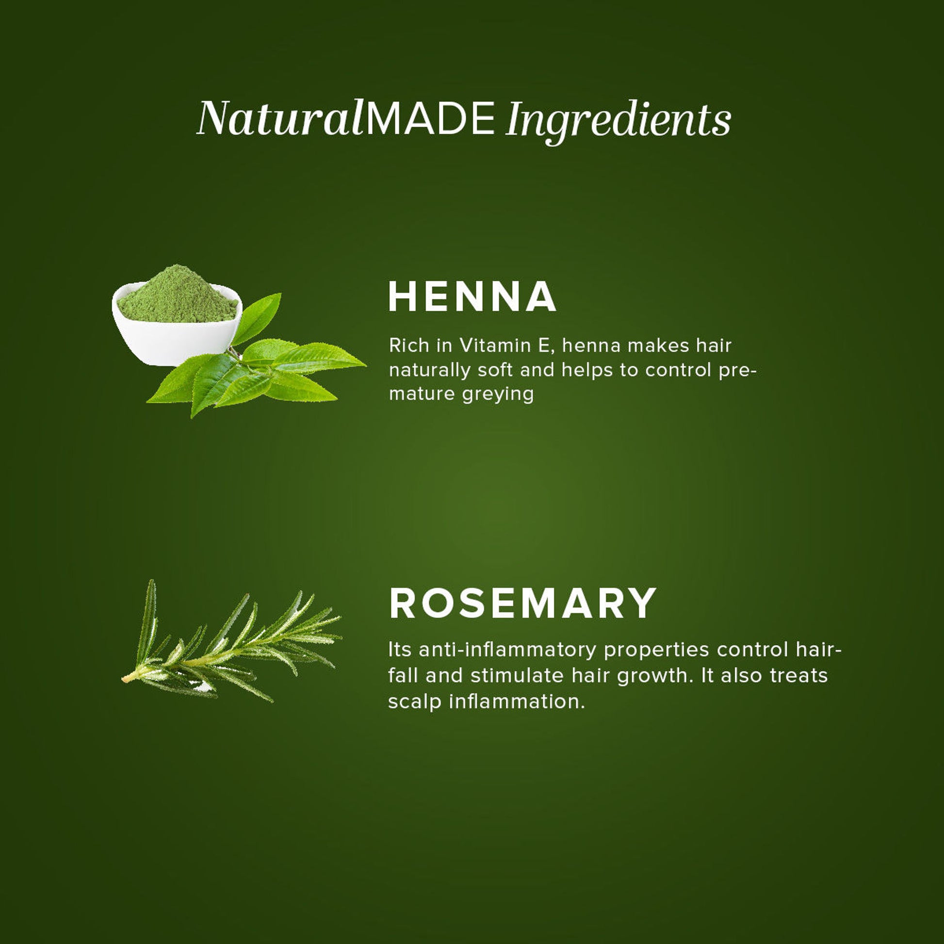 Khadi Natural Henna Rosemary Hair Oil For Hair Growth Paraben & Mineral Oil Free