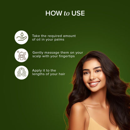 Khadi Natural Henna Rosemary Hair Oil For Hair Growth Paraben & Mineral Oil Free