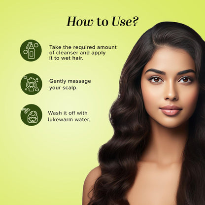 Khadi Natural Amla & Reetha Hair Cleanser Shampoo for Strong Roots and Natural Shine