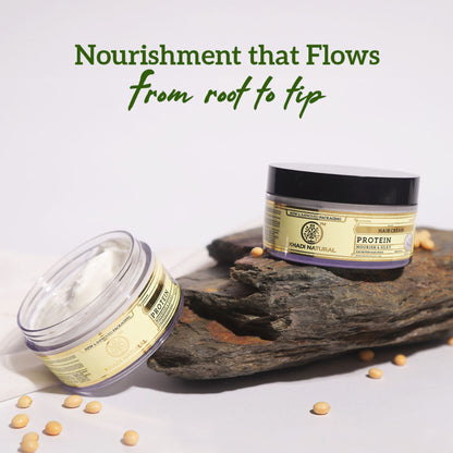 Khadi Natural Protein Hair Cream for Hair Fall, Dryness, and Weak Roots