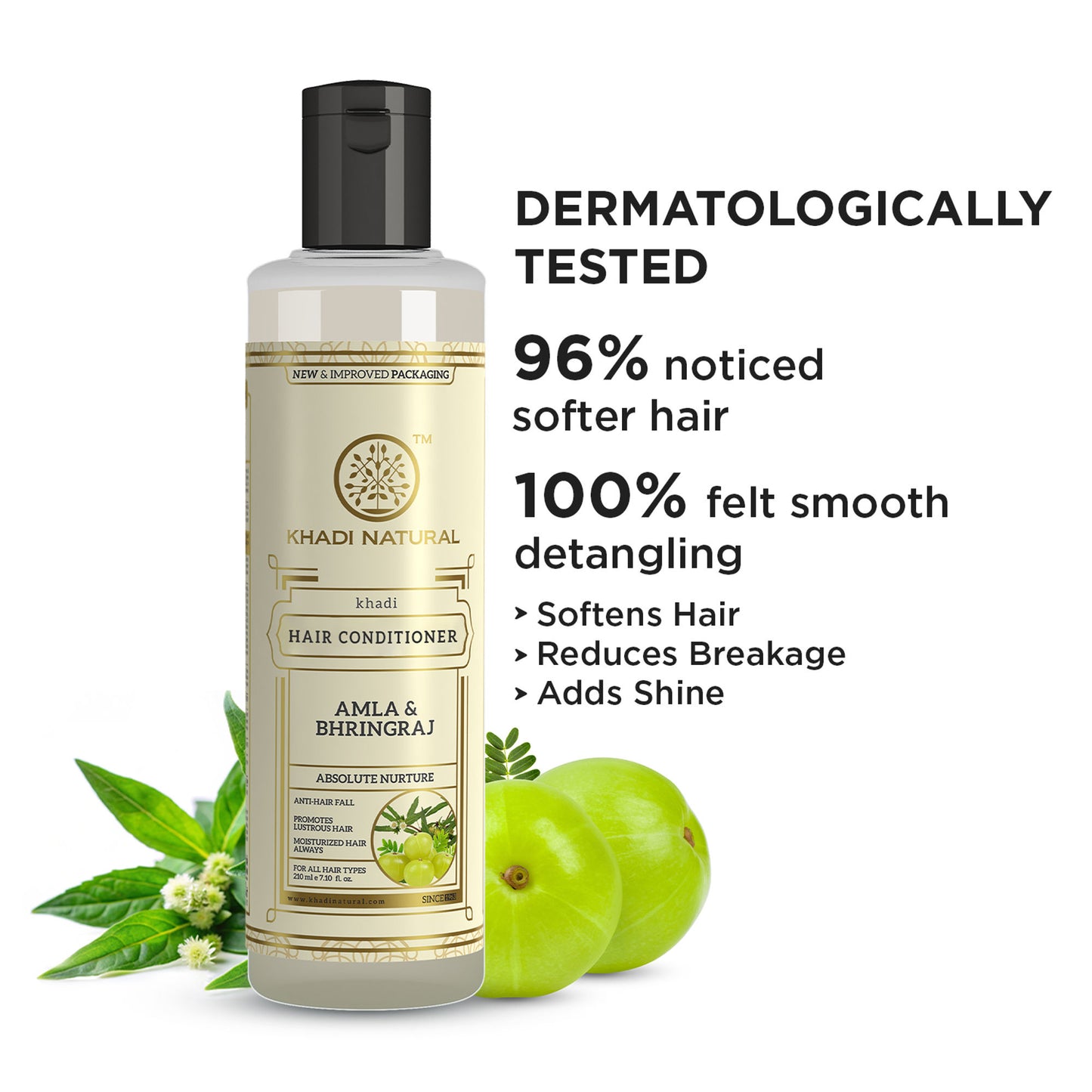 Khadi Natural Amla & Bhringraj Hair Conditioner For Anti-Hair Fall