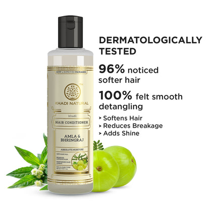 Khadi Natural Amla & Bhringraj Hair Conditioner For Anti-Hair Fall