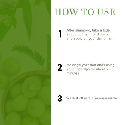 Khadi Natural Amla & Bhringraj Hair Conditioner For Anti-Hair Fall
