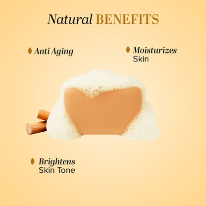 Khadi Natural Sandalwood Soap for Tan Removal, Acne and Rough Skin Pack of 5