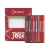 MARS Matte Lipsticks Box - 01 Reds and Maroons