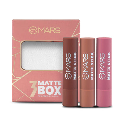 MARS Matte Lipsticks Box - Blushes Nudes