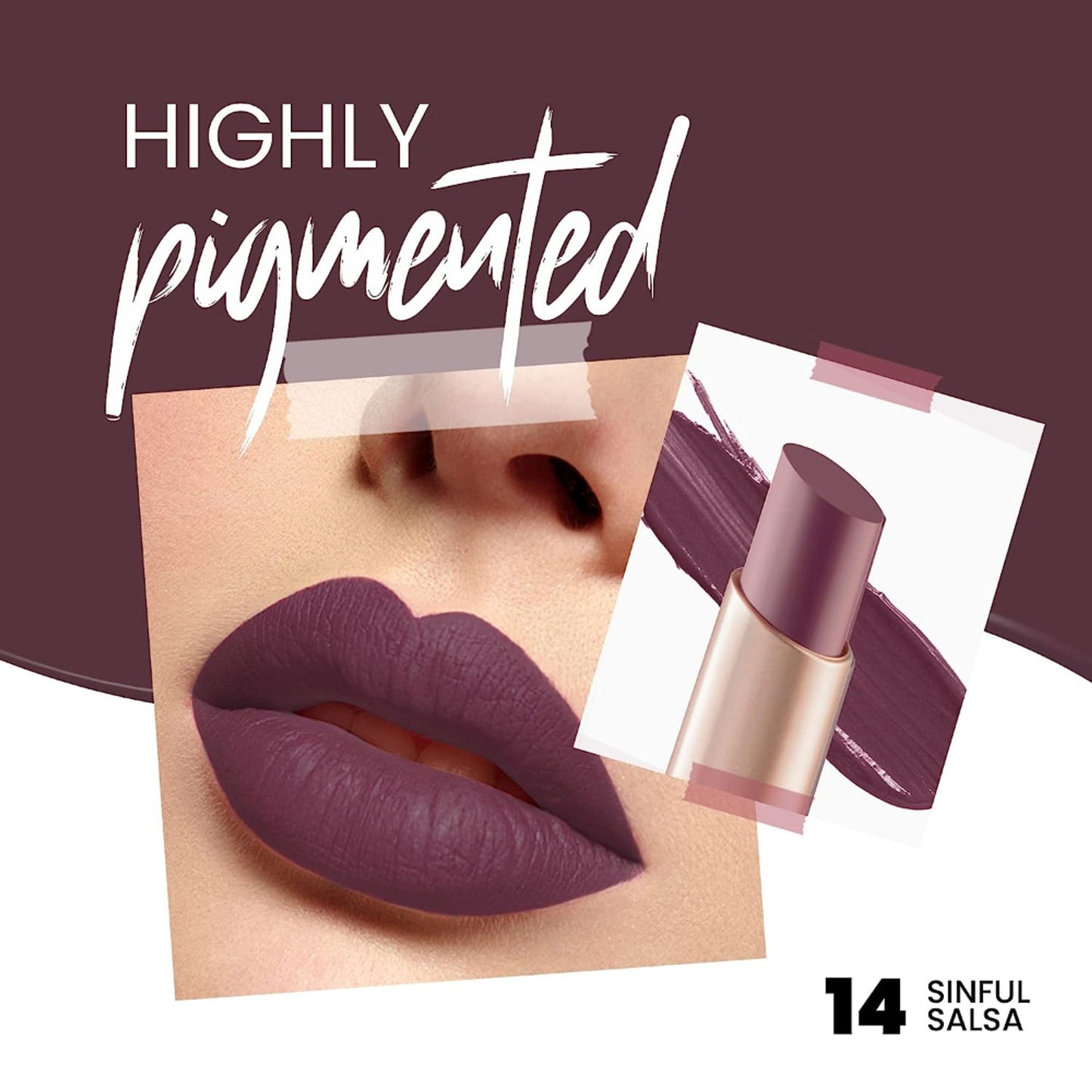 MARS Creamy Matte Lipstick - Sinful Salsa
