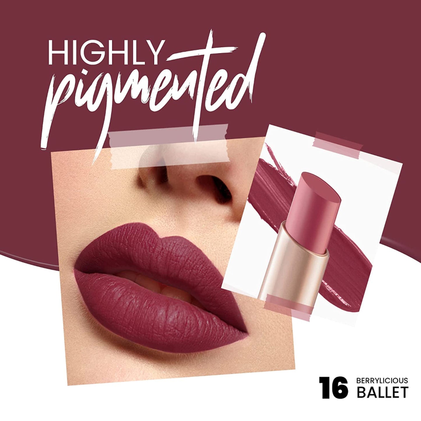 MARS Creamy Matte Lipstick - Berrylicious Ballet