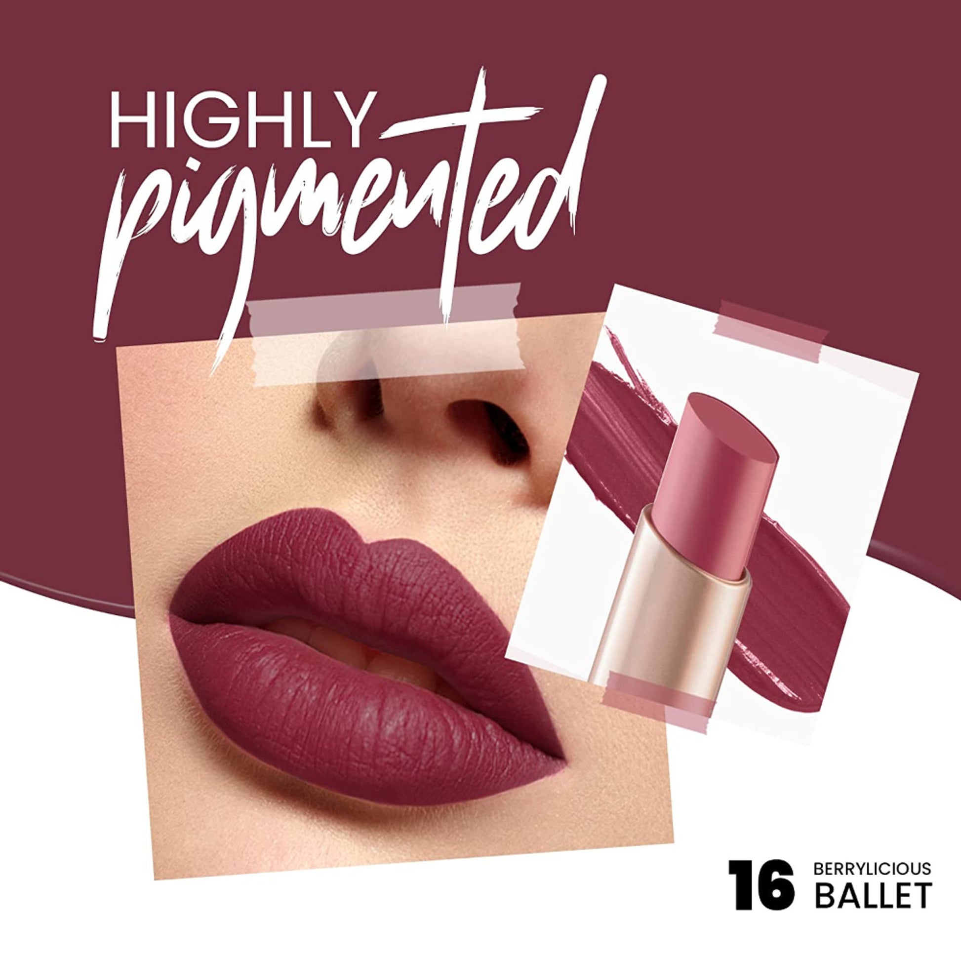 MARS Creamy Matte Lipstick - Berrylicious Ballet