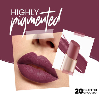 MARS Creamy Matte Lipstick - Grapeful Ghoomar
