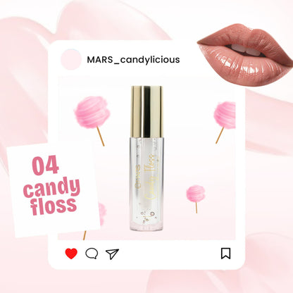 MARS Candylicious Colored Lip Gloss - Candy Floss