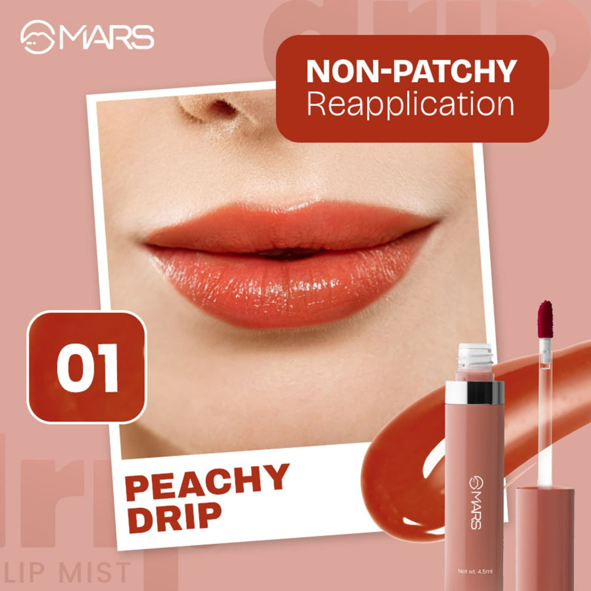MARS Drip Lip Mist - 01 Peachy Drip