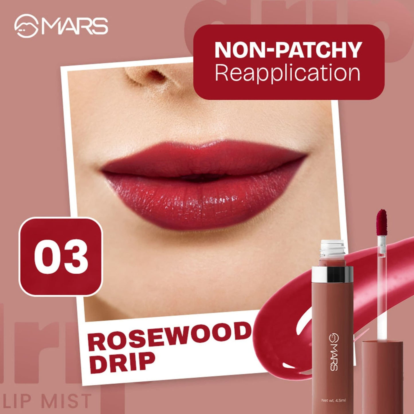 MARS Drip Lip Mist - 03 Rosewood Drip
