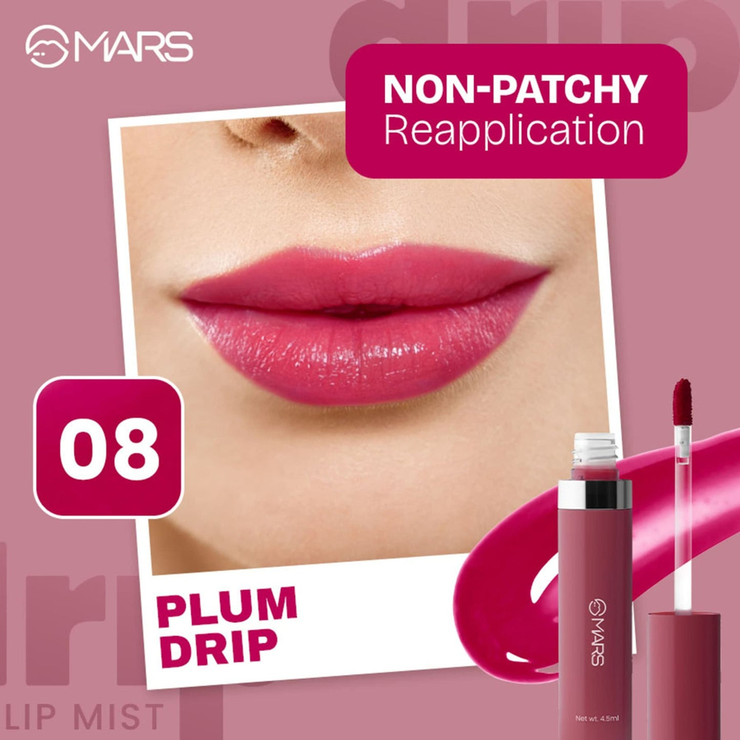 MARS Drip Lip Mist - 08 Plum Drip