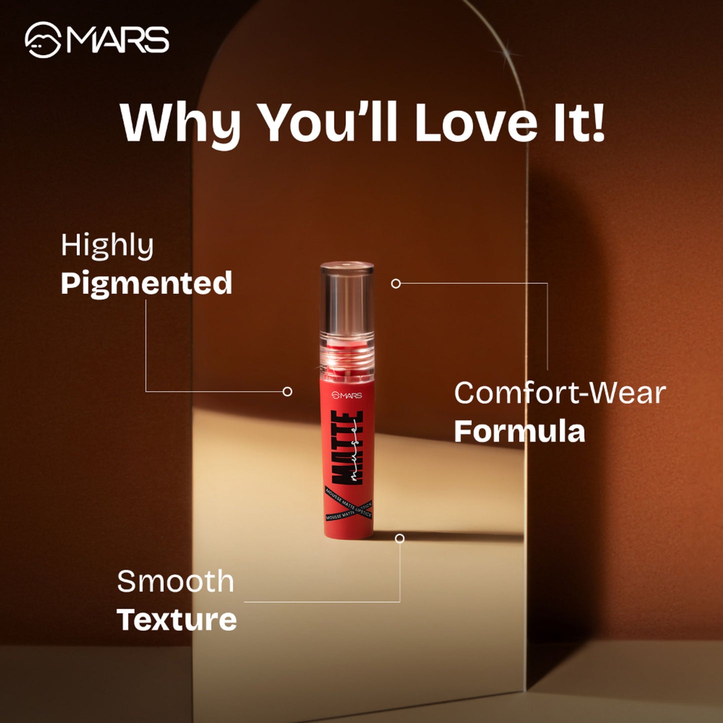 MARS Matte Muse Lipstick - 06-Fashion Insta
