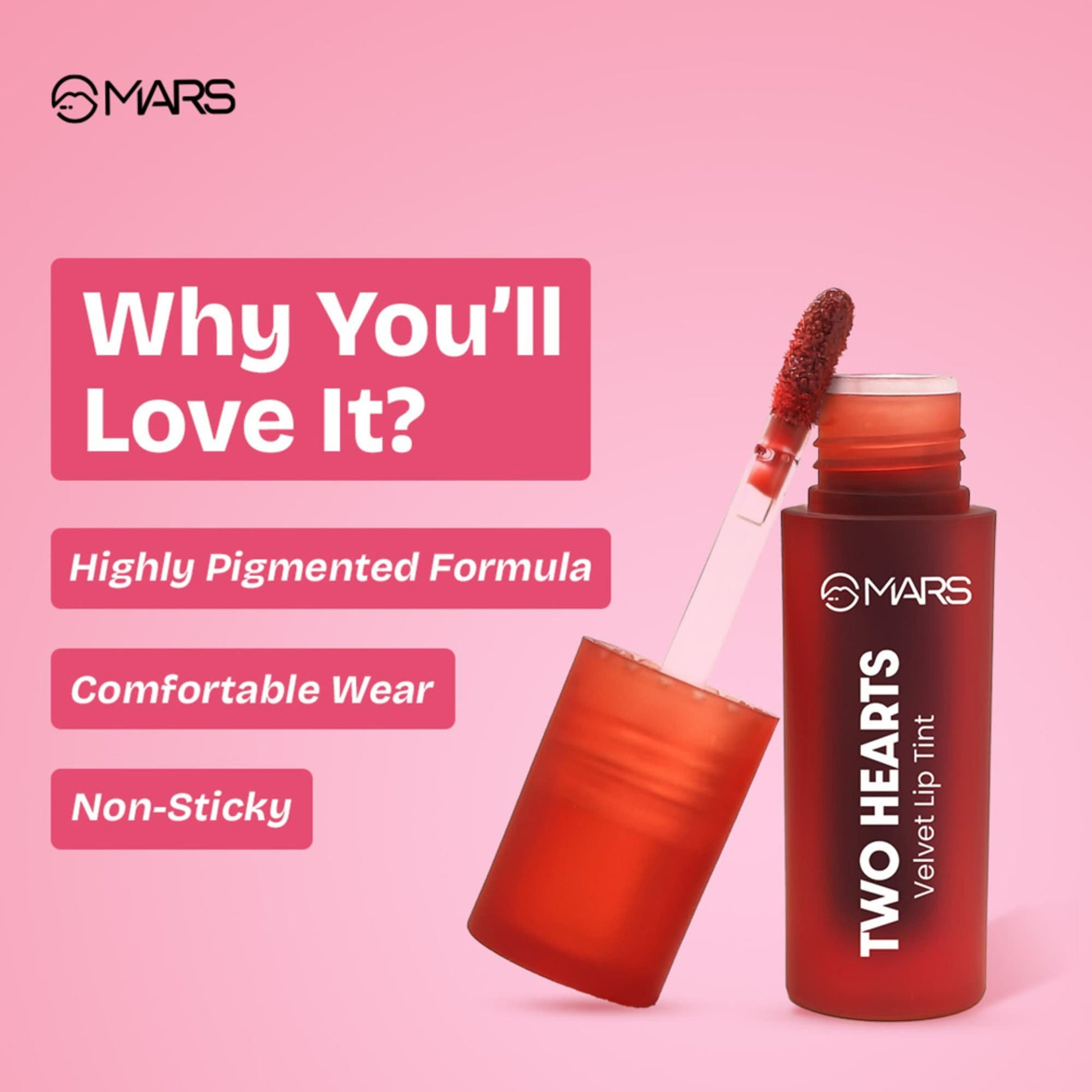 MARS Love Track Velvet Lip Tint - Three Words