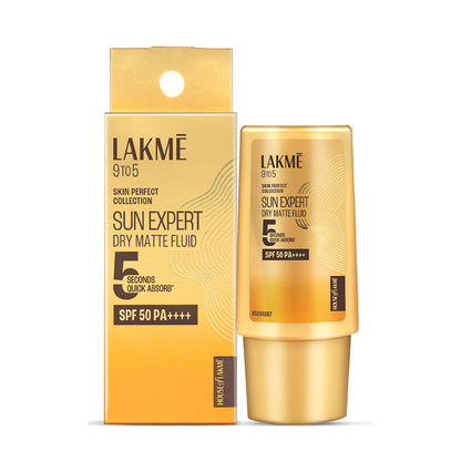 Lakme Fluid SPF 50 PA++++ In-Vivo Tested Sunscreen With 1% Niacinamide & Ceramide, All Skin Type