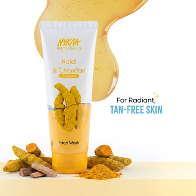 Nykaa Anti-Acne Face Wash With Salicylic Acid, Tea Tree & Neem - For Oily & Acne Prone Skin - Haldi Chandan