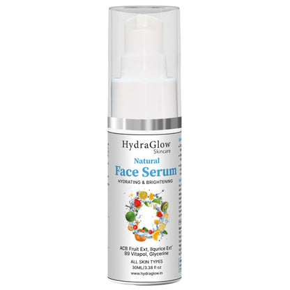 Hydra Glow Skincare Natural Face Serum Hydrating & Brightening