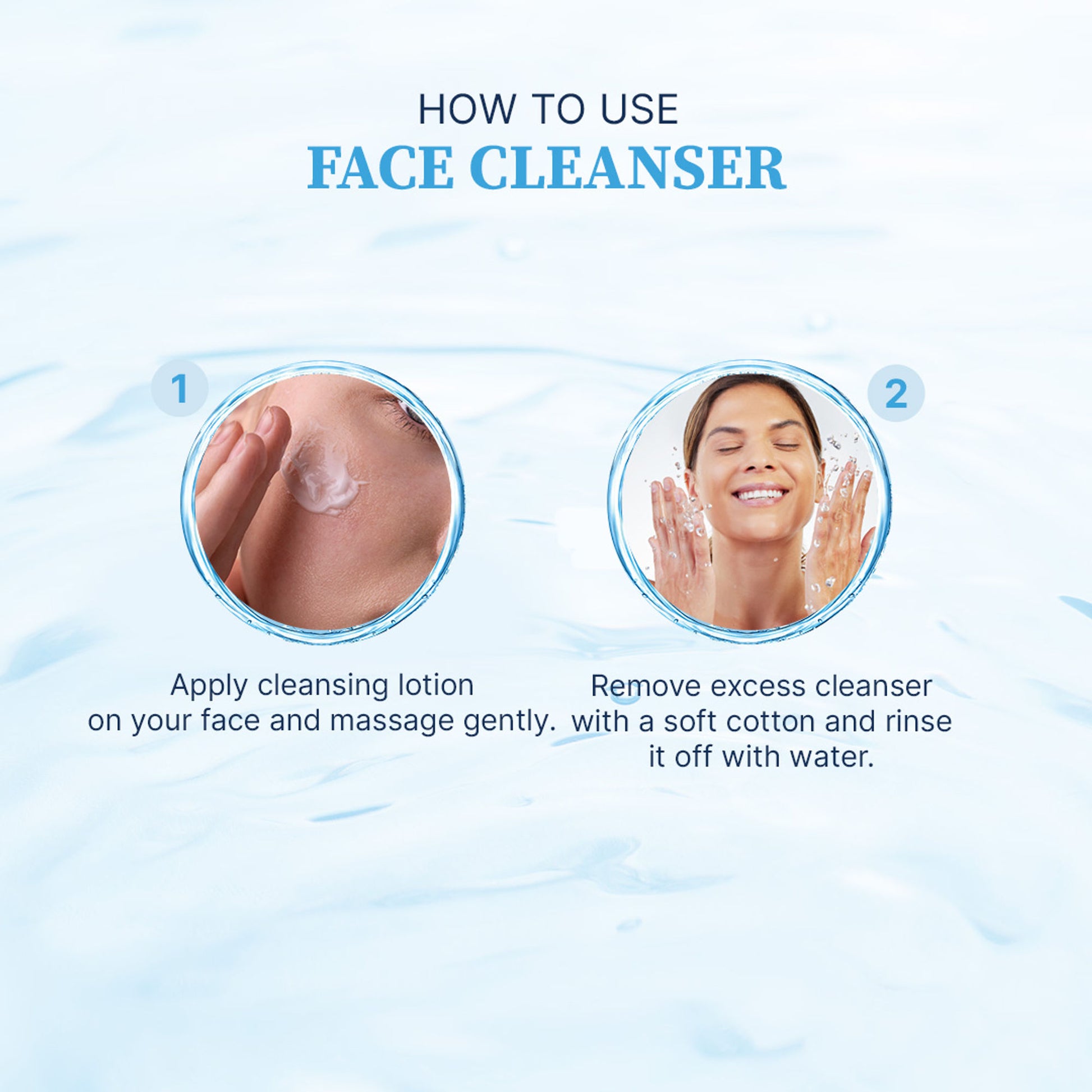 Hydra Glow Skincare Natural Face Cleanser Makeup Remover Deep Cleanser