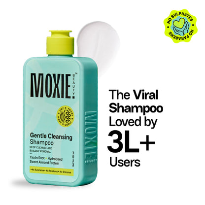Moxie Beauty Gentle Cleansing Sulphate Free Shampoo For Dry & Frizzy Hair