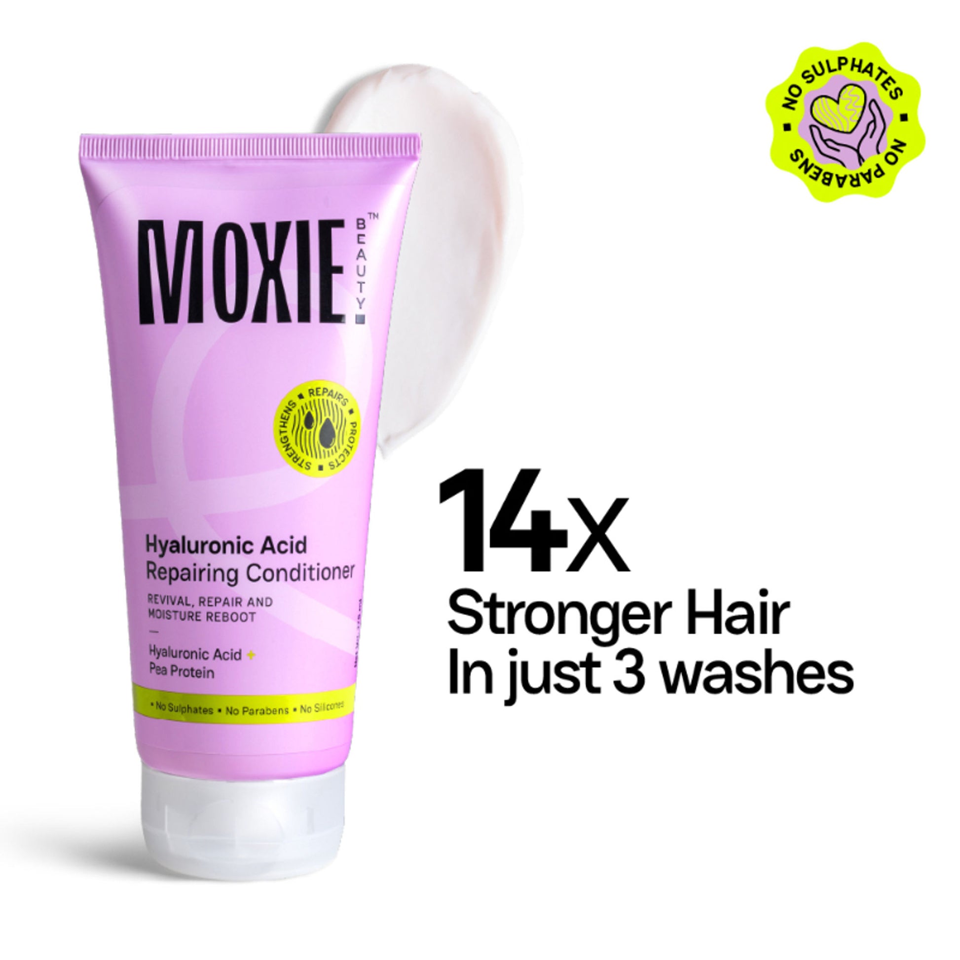 Moxie Beauty Hyaluronic Acid Repairing Conditioner for Dry & Damaged Hair